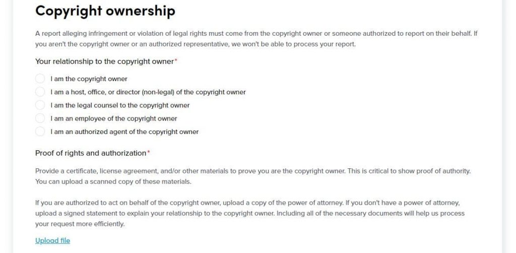 TikTok Copyright Infringing Content Copyright Owner